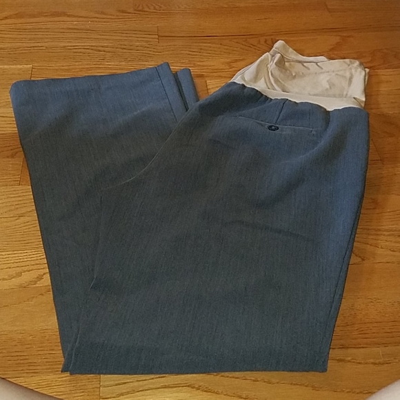 duo Maternity Pants - Gray dress pants